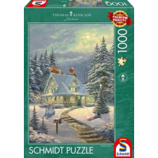 Schmidt 1000 db-os puzzle - Midnight Delivery - Thomas Kinkade (59935) puzzle, kirakós