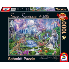Schmidt 1000 db-os puzzle - Moonlit Wildlife (59963) puzzle, kirakós