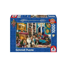 Schmidt 1000 db-os puzzle - Party in the library - Ashwood (59988) puzzle, kirakós