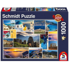 Schmidt 1000 db-os puzzle - Take a Trip to Greece (58338) puzzle, kirakós