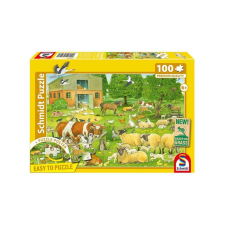 Schmidt 100 db-os puzzle - Baby Animals on the Farm (56528) puzzle, kirakós
