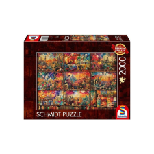 Schmidt 2000 db-os puzzle - Traveling with Books and Wine (59745) puzzle, kirakós