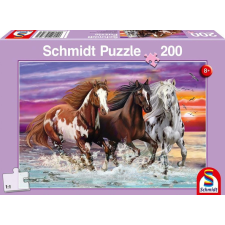 Schmidt 200 db-os puzzle - Trio of wild horses (56356) puzzle, kirakós