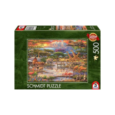 Schmidt 500 db-os puzzle - Paradise under Mount Kilimanjaro (59708) puzzle, kirakós