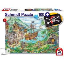 Schmidt 56330 A kalóz-öbölben 100db-os puzzle zászlóval puzzle, kirakós