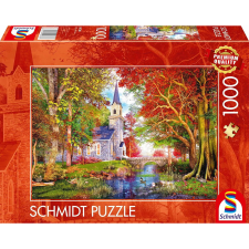 Schmidt Kápolna az ősz varázsában 1000 darabos puzzle (59788) puzzle, kirakós