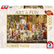 Schmidt Puzzle játék 1000 darabos Art & Fun Markus Binz Athéni Iskola 2024 puzzle, kirakós