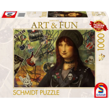 Schmidt Puzzle játék 1000 darabos Art & Fun Markus Binz Mona Lisa 2024 puzzle, kirakós