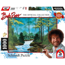 Schmidt Puzzle játék 1000 darabos Bob Ross - Secluded Bridge puzzle, kirakós