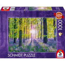 Schmidt Puzzle játék 1000 darabos Harangvirágok az erdőben puzzle, kirakós