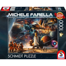 Schmidt Puzzle játék 1000 darabos Michele Farella Az űrutazás varázsa: Utazások távoli galaxisokba puzzle, kirakós