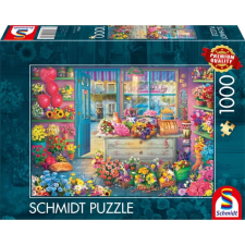 Schmidt Puzzle játék 1000 darabos Színes virágbolt puzzle, kirakós