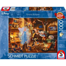 Schmidt Puzzle játék 1000 darabos Thomas Kinkade Pinokkió puzzle, kirakós