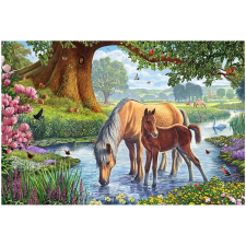 Schmidt Puzzle játék 150 darabos Lovak a pataknál puzzle, kirakós