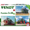 Schmidt Puzzle játék 3x 48 darabos Fendt 1050 Vario