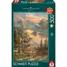 Schmidt Puzzle játék 500 darabos Tóparti pompa puzzle, kirakós