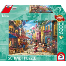 Schmidt Puzzle játék 6000 darabos Thomas Kinkade Disney Miki és Minnie egér Mexikóban puzzle, kirakós