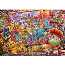 Schmidt Schmidt macskás mánia kirakó 1000 darabos puzzle, kirakós