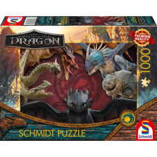 Schmidt Spiele Így neveld a sárkányodat: A sárkányok léteznek 1000 darabos puzzle (58581) puzzle, kirakós