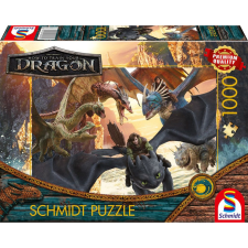 Schmidt Spiele Így neveld a sárkányodat: Támadásra kész 1000 darabos puzzle (58582) puzzle, kirakós