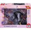 Schmidt SPIELE Puzzle játék 1000 darabos Laurie Prindle Kék rózsa