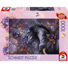Schmidt SPIELE Puzzle játék 1000 darabos Laurie Prindle Kék rózsa puzzle, kirakós
