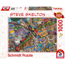 Schmidt SPIELE Puzzle játék 1000 darabos Steve Skelton Moving Parts puzzle, kirakós