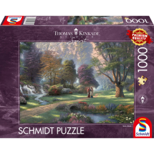 Schmidt SPIELE Puzzle játék 1000 darabos Thomas Kinkade Walk of Faith puzzle, kirakós