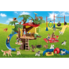 Schmidt SPIELE Puzzle játék 100 darabos Schleich Farm World A farm és az üzlet