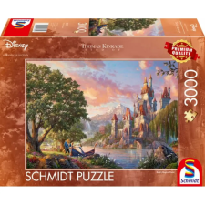 Schmidt SPIELE Puzzle játék 3000 darabos Disney Belle varázslatos világa puzzle, kirakós