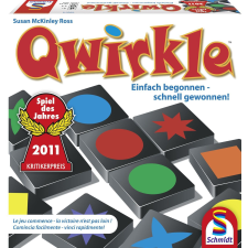Schmidt Spiele SCHMIDTSPIELE Qwirkle társasjáték német változat NÉMET nyelvű (49014) puzzle, kirakós