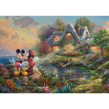 Schmidt Spiele Thomas Kinkade Mickey & Minnie - 1000 darabos uzzle puzzle, kirakós