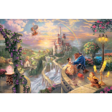 Schmidt Spiele Thomas Kinkade Studios A szépség és a szörnyeteg - 1000 darabos puzzle (59475) puzzle, kirakós