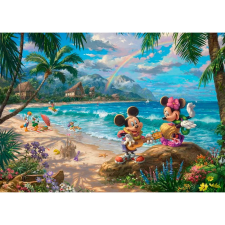 Schmidt Spiele Thomas Kinkade Studios Minnie & Mickey in Hawaii - 1000 darabos puzzle (57528) puzzle, kirakós