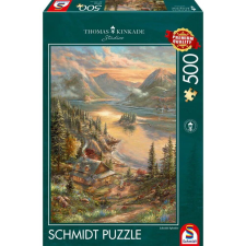 Schmidt Spiele Thomas Kinkade Studios Pompa a tóparton 1000 darabos puzzle (59710) puzzle, kirakós
