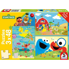 Schmidt Szezám utca - 3 az 1-ben puzzle puzzle, kirakós