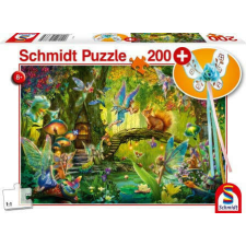 Schmidt Tündérek az erdőben 200 db-os kirakó tündérpálcával ajándékba puzzle, kirakós