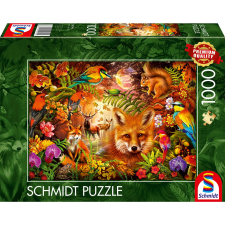 Schmidt Virágok, szőrme és tollak 1000 darabos puzzle (59795) puzzle, kirakós