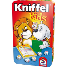 SCHMIDTSPIELE 51245 Kniffel Kids fémdobozban Angol társasjáték