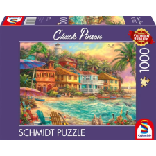 SCHMIDTSPIELE Puzzle játék 1000 darabos Chuck Pinson: Szigeti lét puzzle, kirakós