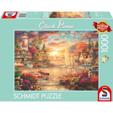 SCHMIDTSPIELE Puzzle játék 1000 darabos Chuck Pinson: Tóparti nyugalom puzzle, kirakós
