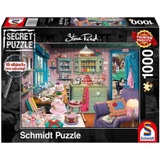 SCHMIDTSPIELE Puzzle játék 1000 darabos Grandmothers room Secret puzzle, kirakós