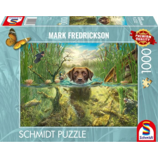 SCHMIDTSPIELE Puzzle játék 1000 darabos Mark Fredrickson: A barna labrador megmártózik puzzle, kirakós