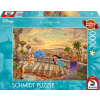 SCHMIDTSPIELE Puzzle játék 1000 darabos Thomas Kinkade Studios: Disney Aladdin - Jázmin tánca a naplementében