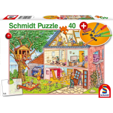 SCHMIDTSPIELE Puzzle játék 40 darabos A szerelés puzzle, kirakós