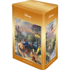 SCHMIDTSPIELE Puzzle játék 500 darabos Disney Szépség és a szörnyeteg fém dobozos puzzle, kirakós