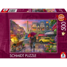 SCHMIDTSPIELE Puzzle játék 500 darabos Varázslatos párizsi eső puzzle, kirakós
