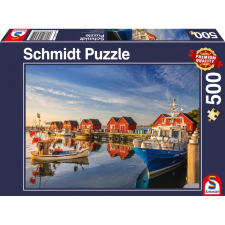 SCHMIDTSPIELE Puzzle játék 500 darabos Weisse Wiek Horgász kikötő puzzle, kirakós