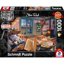 SCHMIDTSPIELE Secret Puzzle játék 1000 darabos Steve Reed At the holiday home puzzle, kirakós