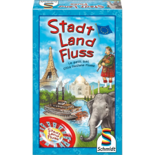 SCHMIDTSPIELE Stadt Land Fluss - Város Ország Folyó fémdobozban társasjáték